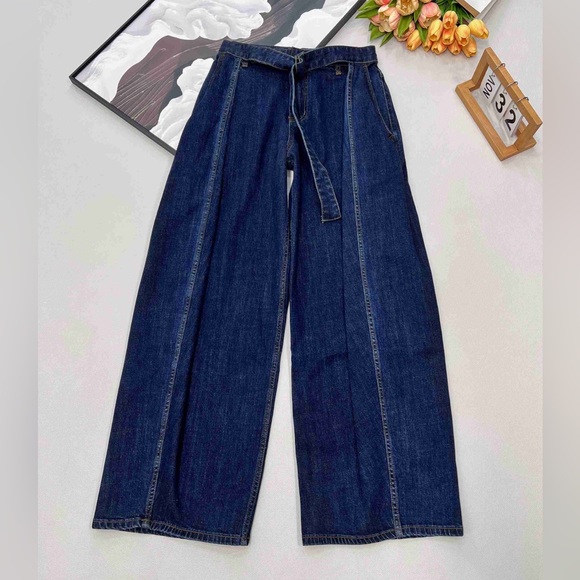 Meet the Posher Denim - Loewe Women's Blue Loose-Fit Jeans